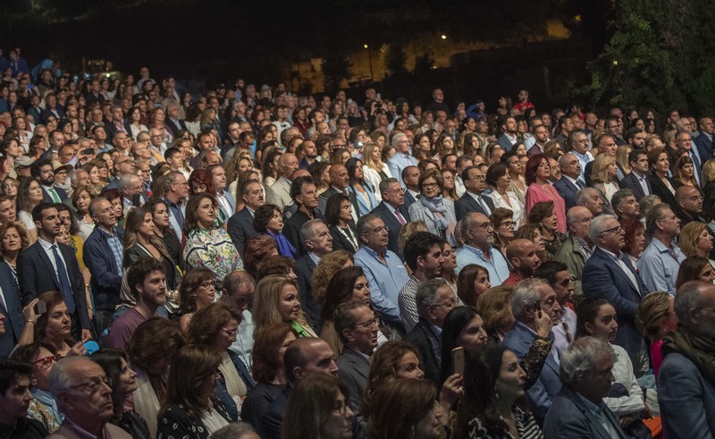 Gabriel Yared and Yasmina Joumblatt at Beiteddine Festival